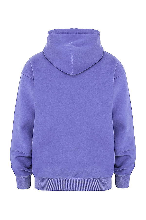 Halo-Purple Oversized Hoodie