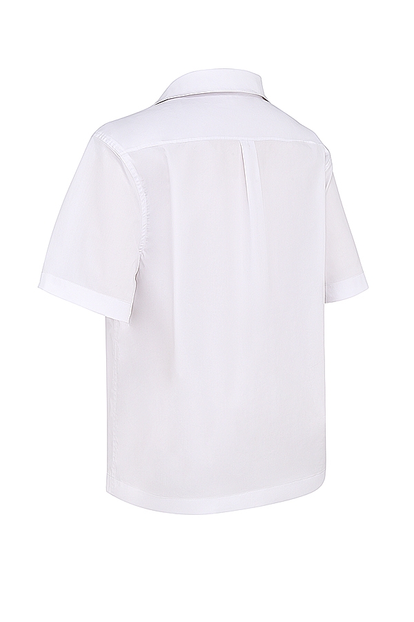 Maiko-White Oversized Shirt