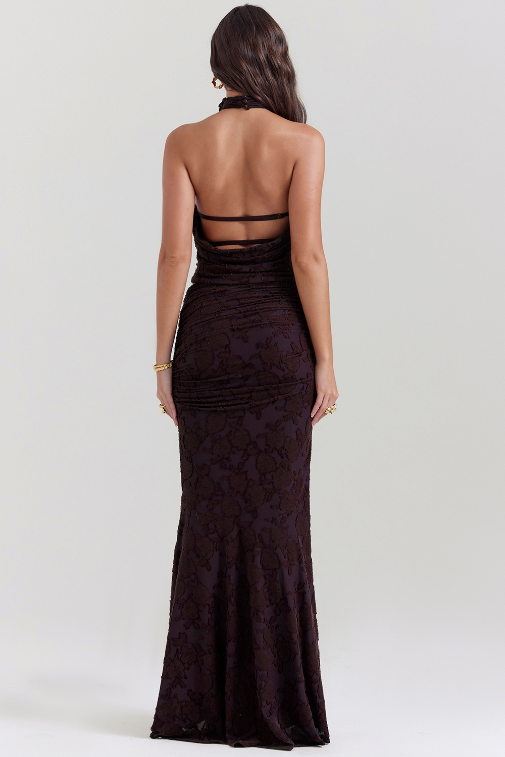 Adrielle-Cocoa Midi Skirt