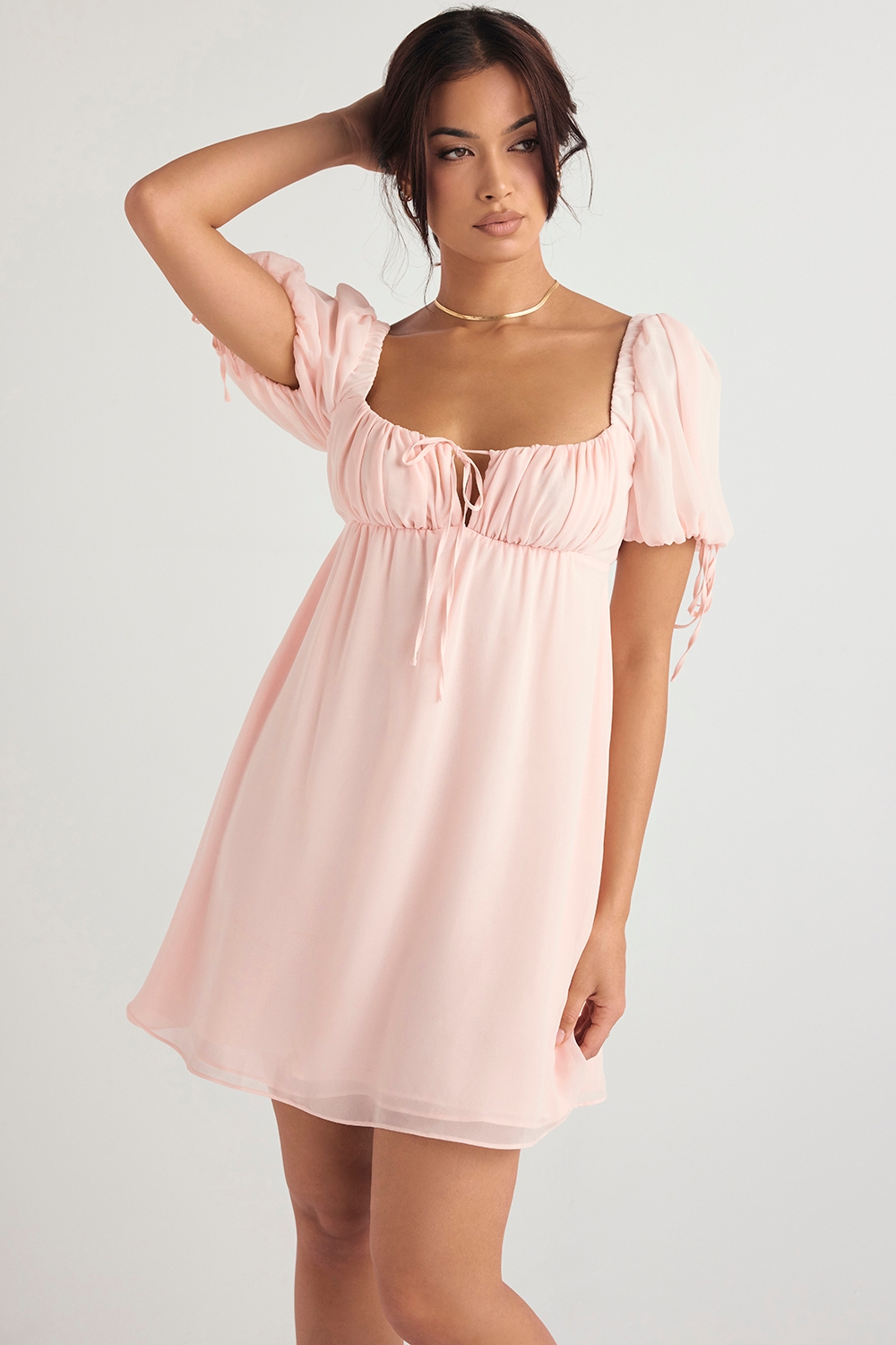Princess-Pink Quartz Mini Dress - SALE