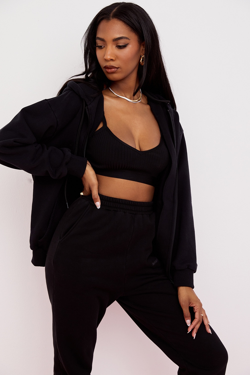 Storm-Ink Zip Through Hoodie