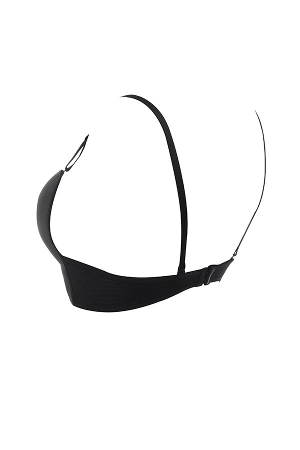 Deep V Bra for Low Cut Dresses - Black