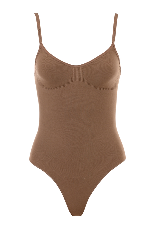 Sculpting Full Brief Bodysuit Mocha