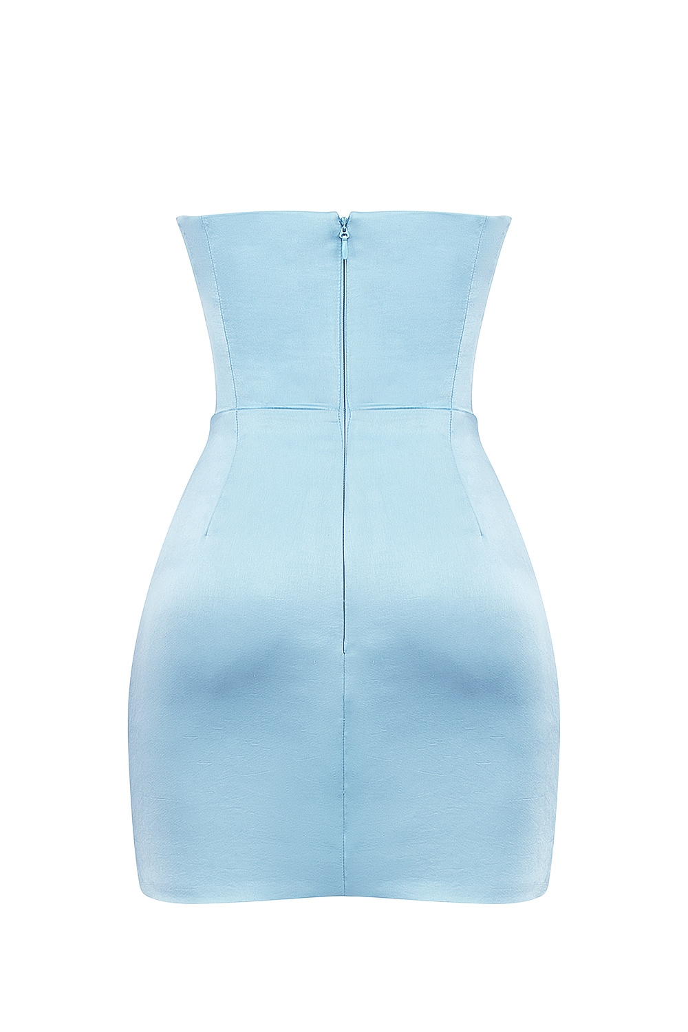 Odelle-Ocean Blue Strapless Mini Dress