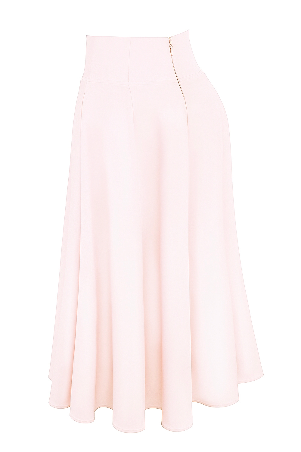 Rita-Ballerina Pink A-Line Midi Skirt