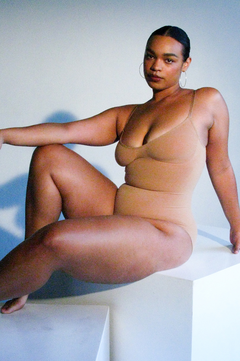 Sculpting Full Brief Bodysuit Cafe Au Lait