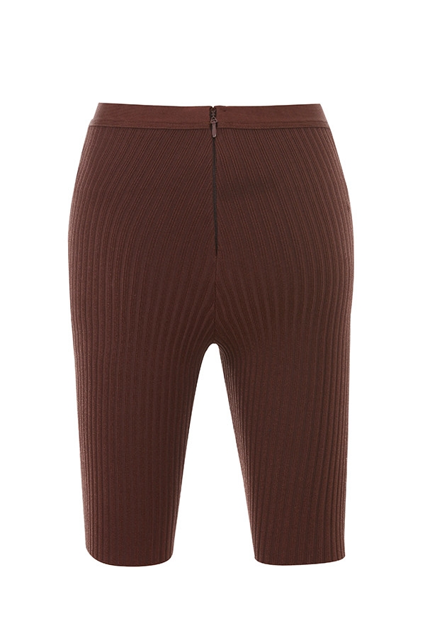 Verona-Chocolate Bandage Cycle Shorts