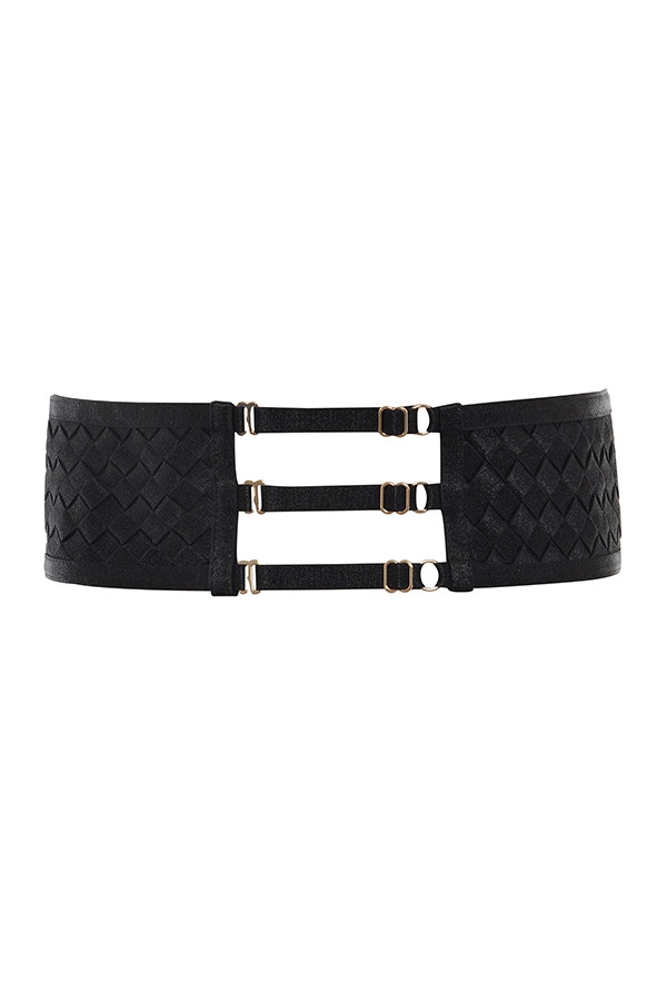 Candy-Black Waist Belt