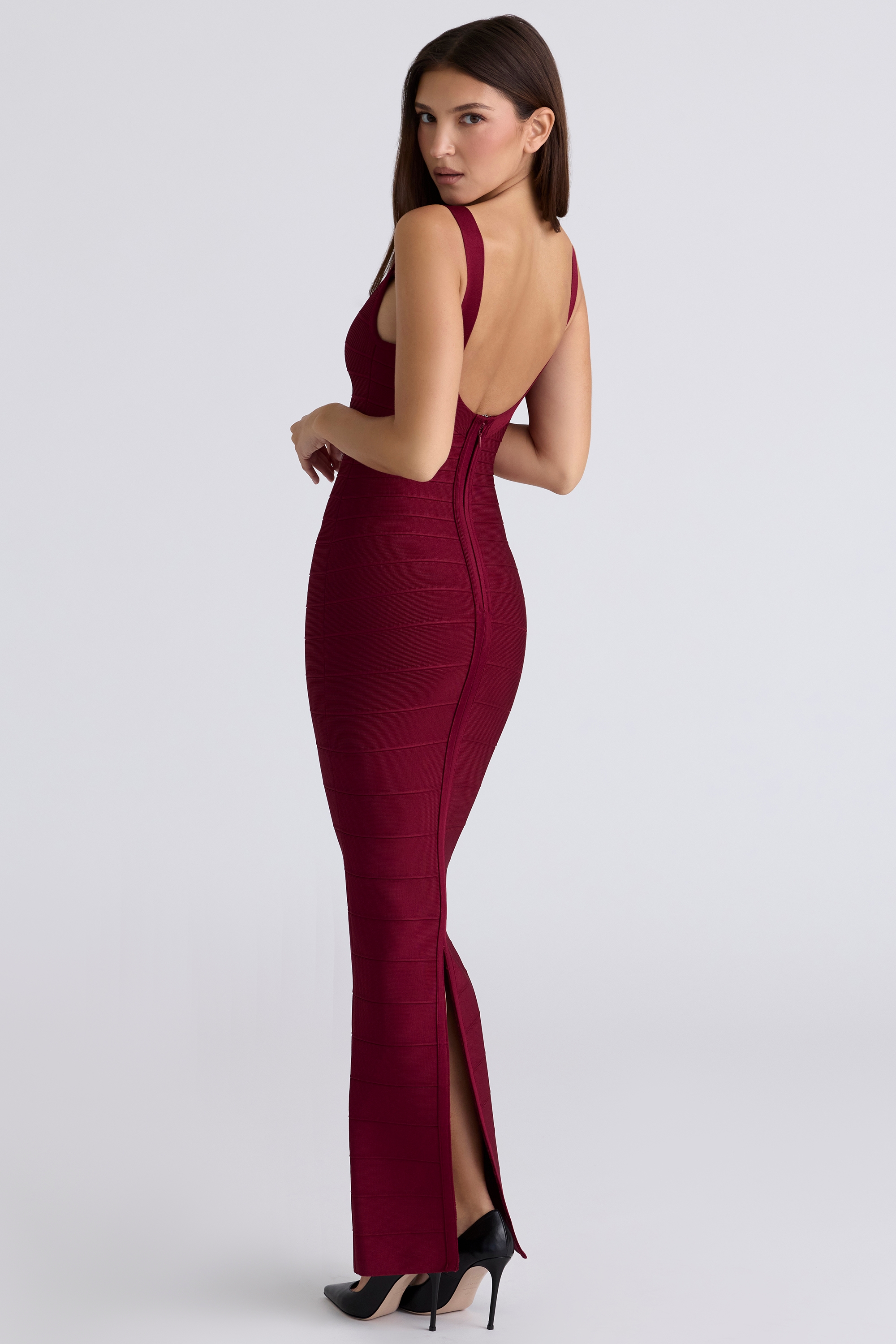 The OG-Ruby Stretch Bandage Maxi Dress