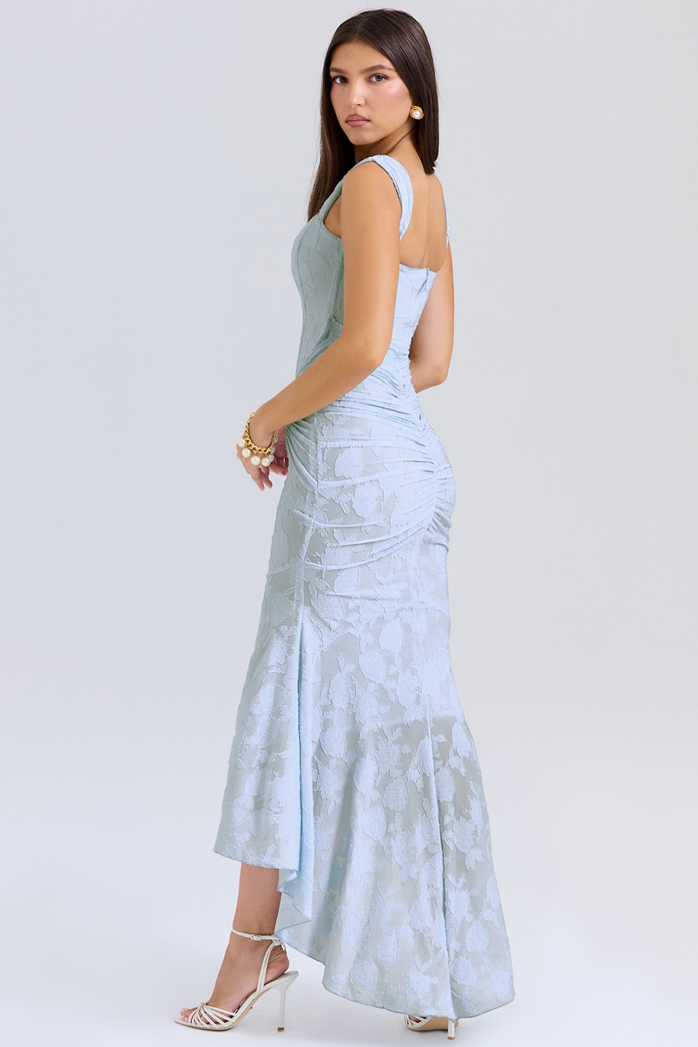 Cesca-Bluebell Floral Maxi Dress