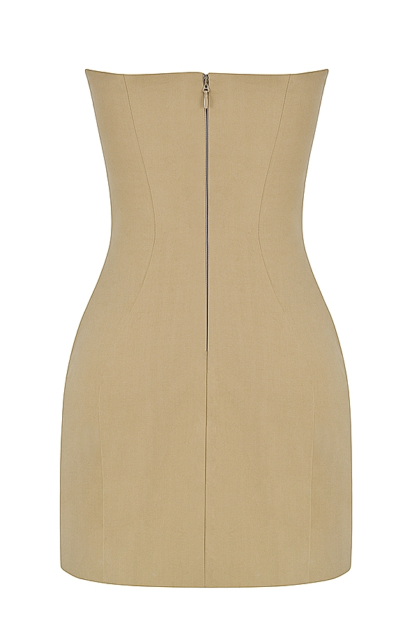 Elissa-Stone Strapless Mini Dress