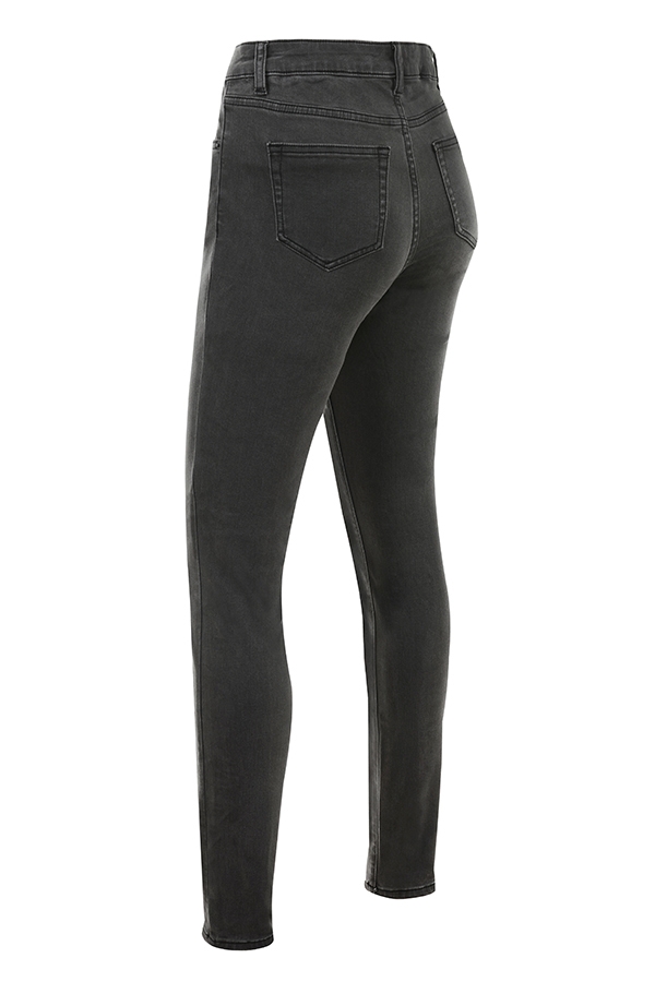 Greer-Faded Wash Black Skinny Jeans