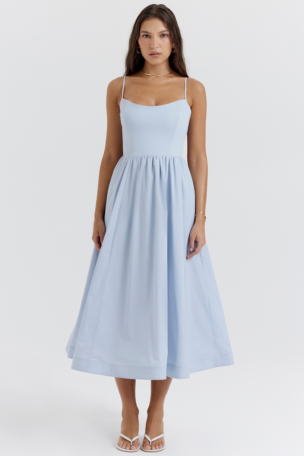 Lolita-Soft Blue Corset Sundress