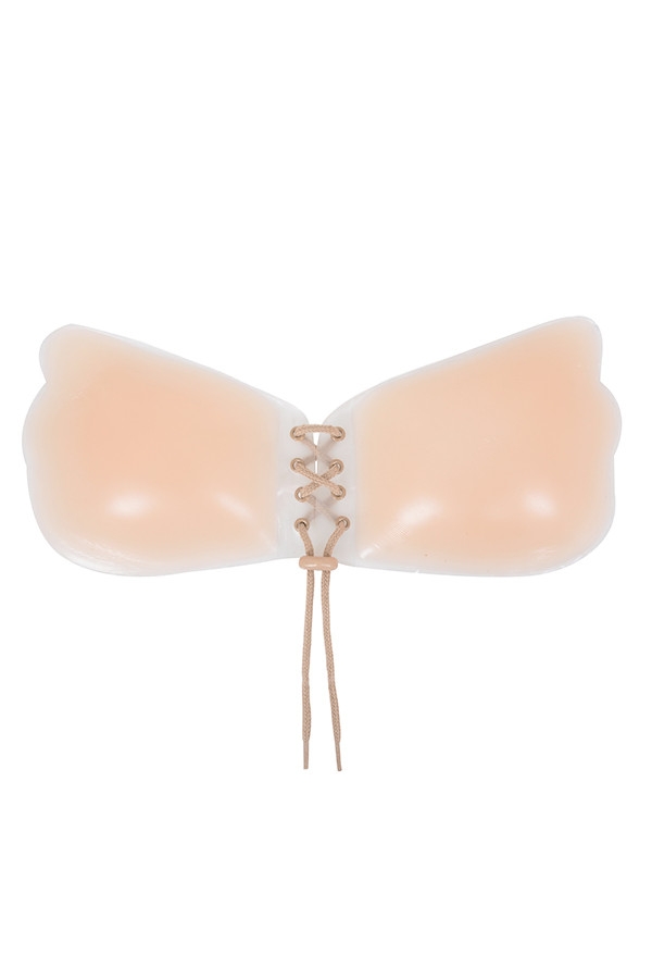 Silicon Push Up Invisible Bra - Beige
