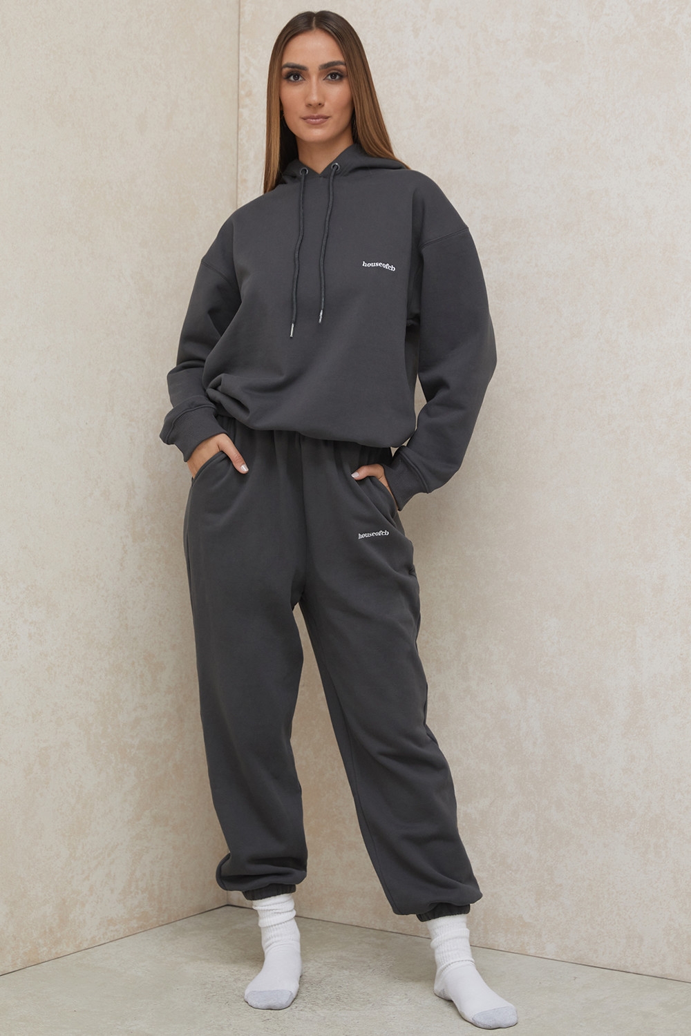 Halo-Charcoal Oversized Hoodie