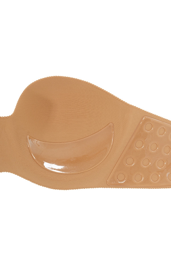 Strapless Backless Moulded Sticky Bra - Caramel