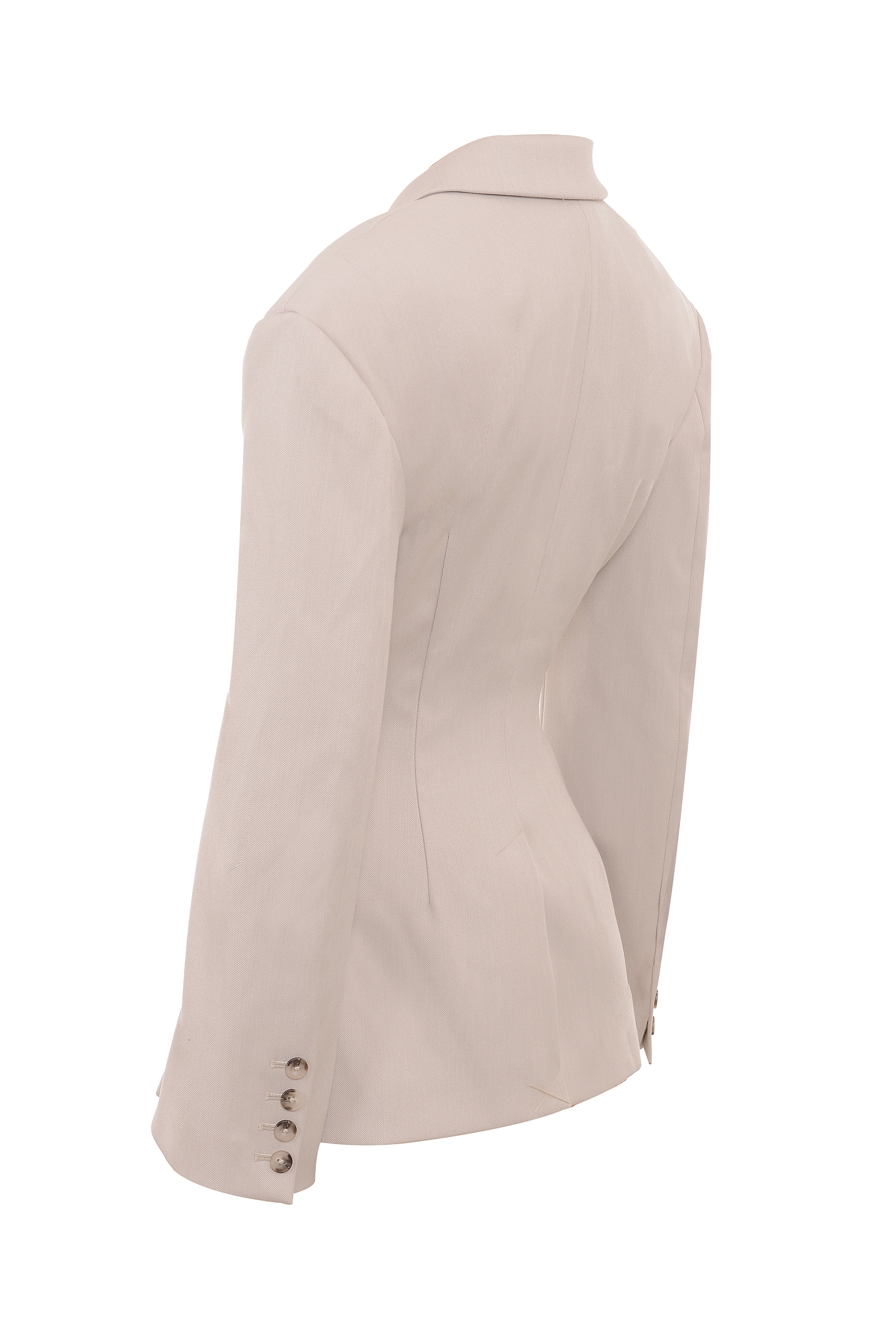 Hudson-Beige Hourglass Blazer