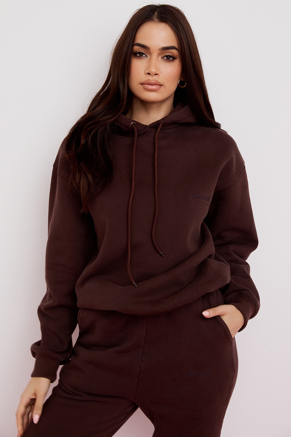 Halo-Chocolate Oversized Hoodie