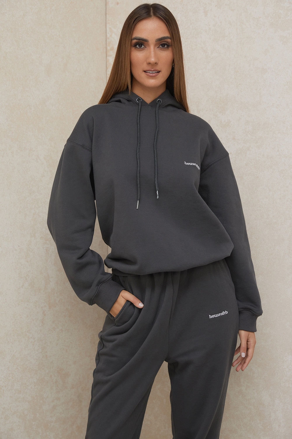 Halo-Charcoal Oversized Hoodie