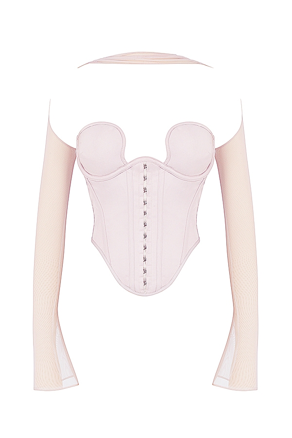 Mina-Crystal Structured Corset