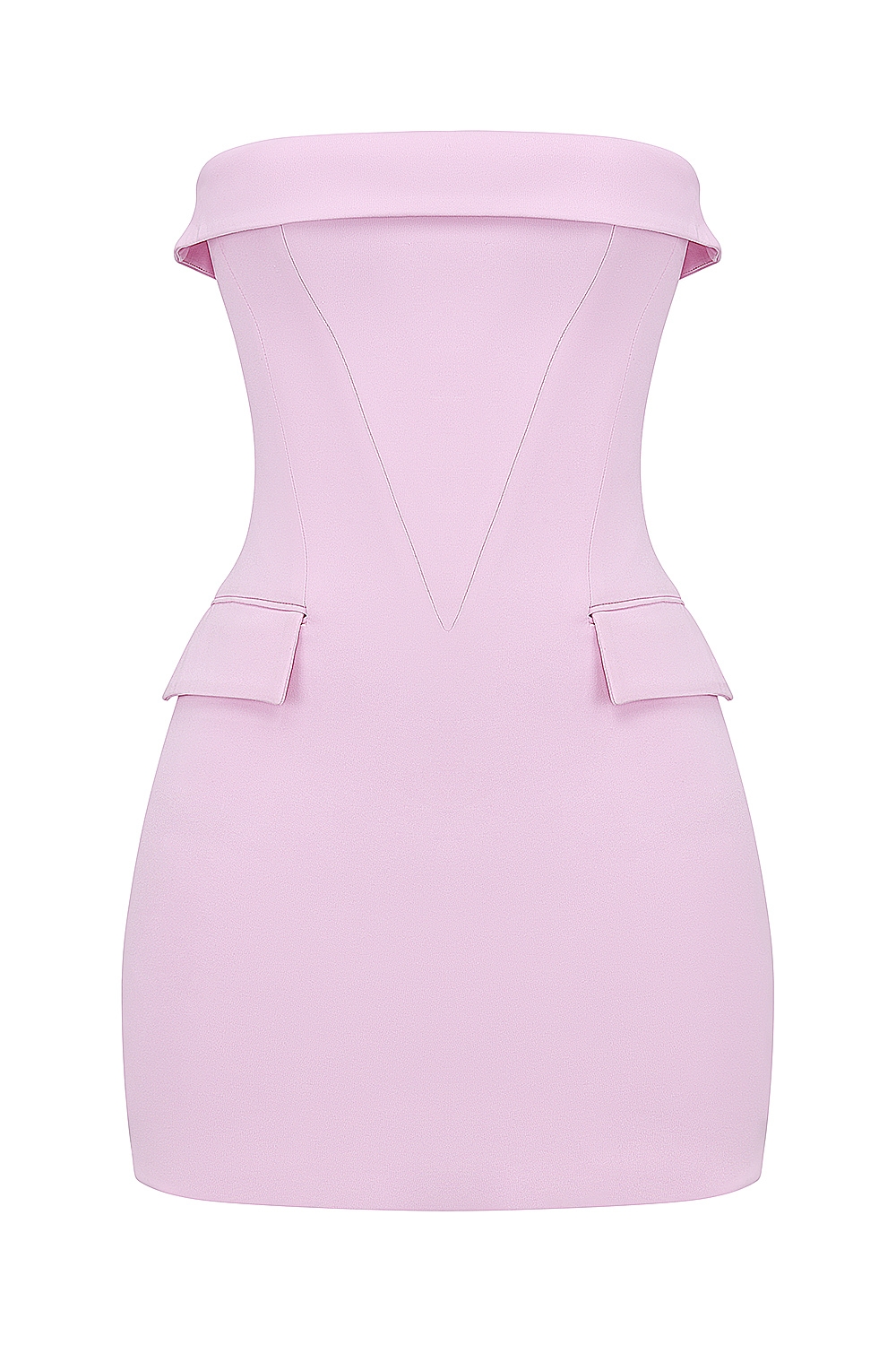 Naia-Cotton Candy Strapless Mini Dress