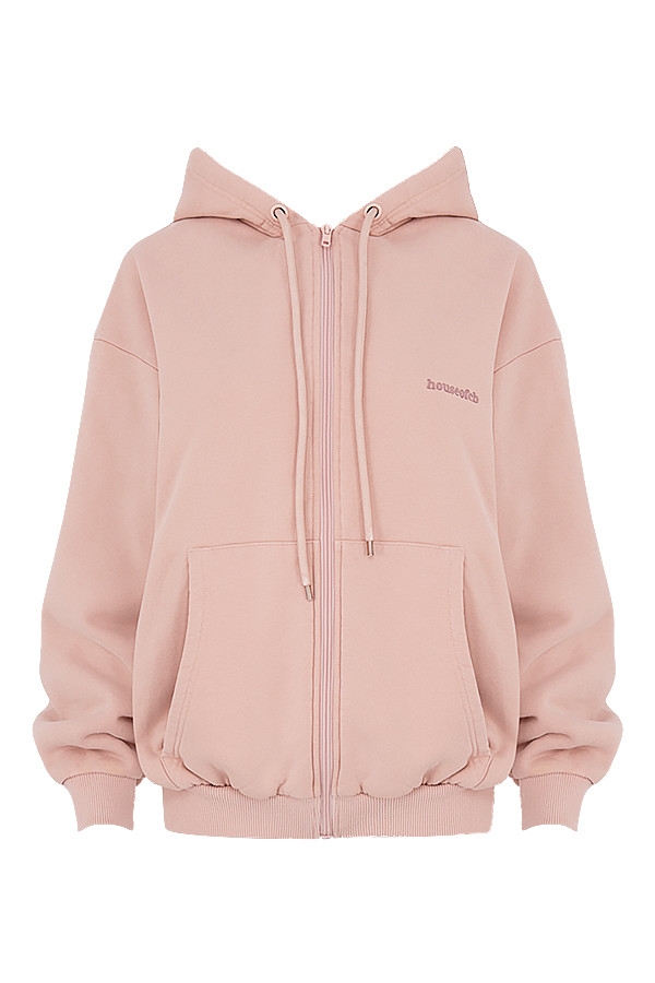 Storm-Blush Blush Zip Through Hoodie