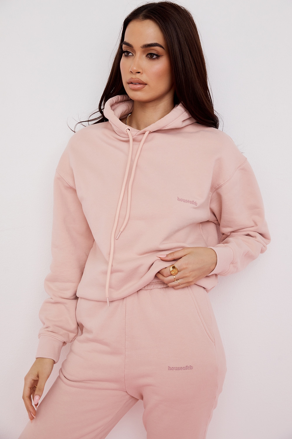 Halo-Blush Oversized Hoodie