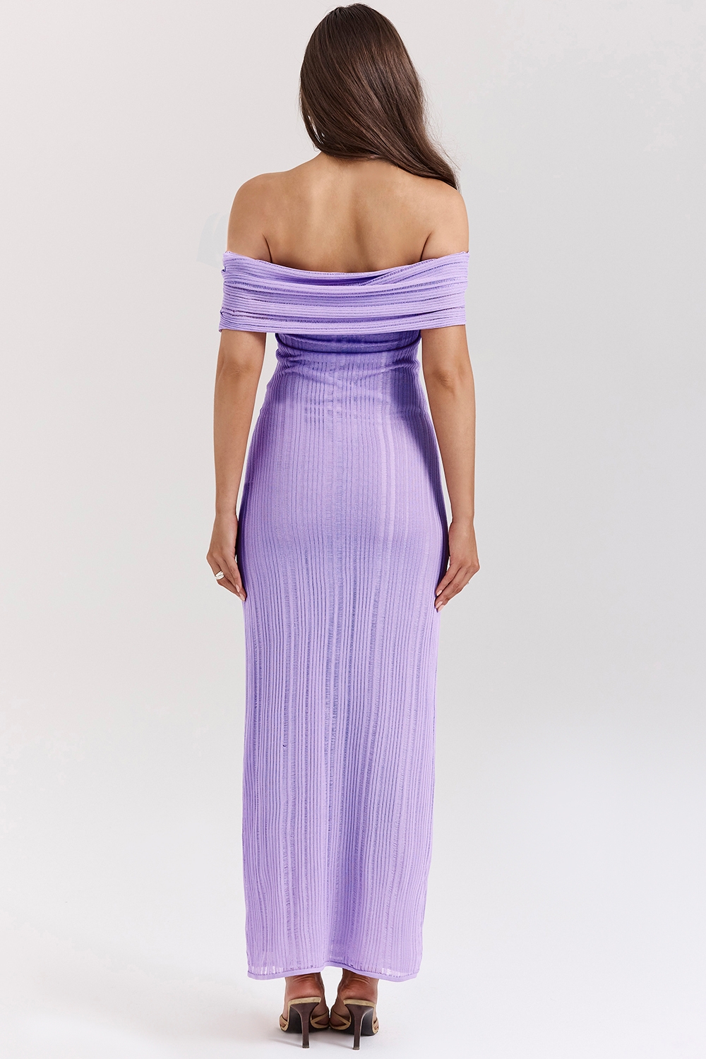 Micah-Orchid Ladder Knit Maxi Dress - SALE