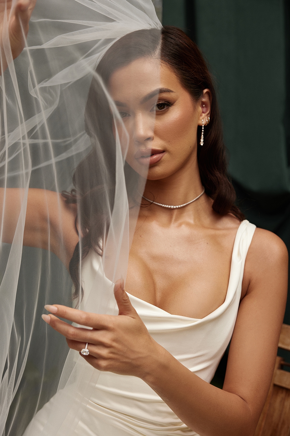 Leone-White Ultra Long Soft Tulle Veil