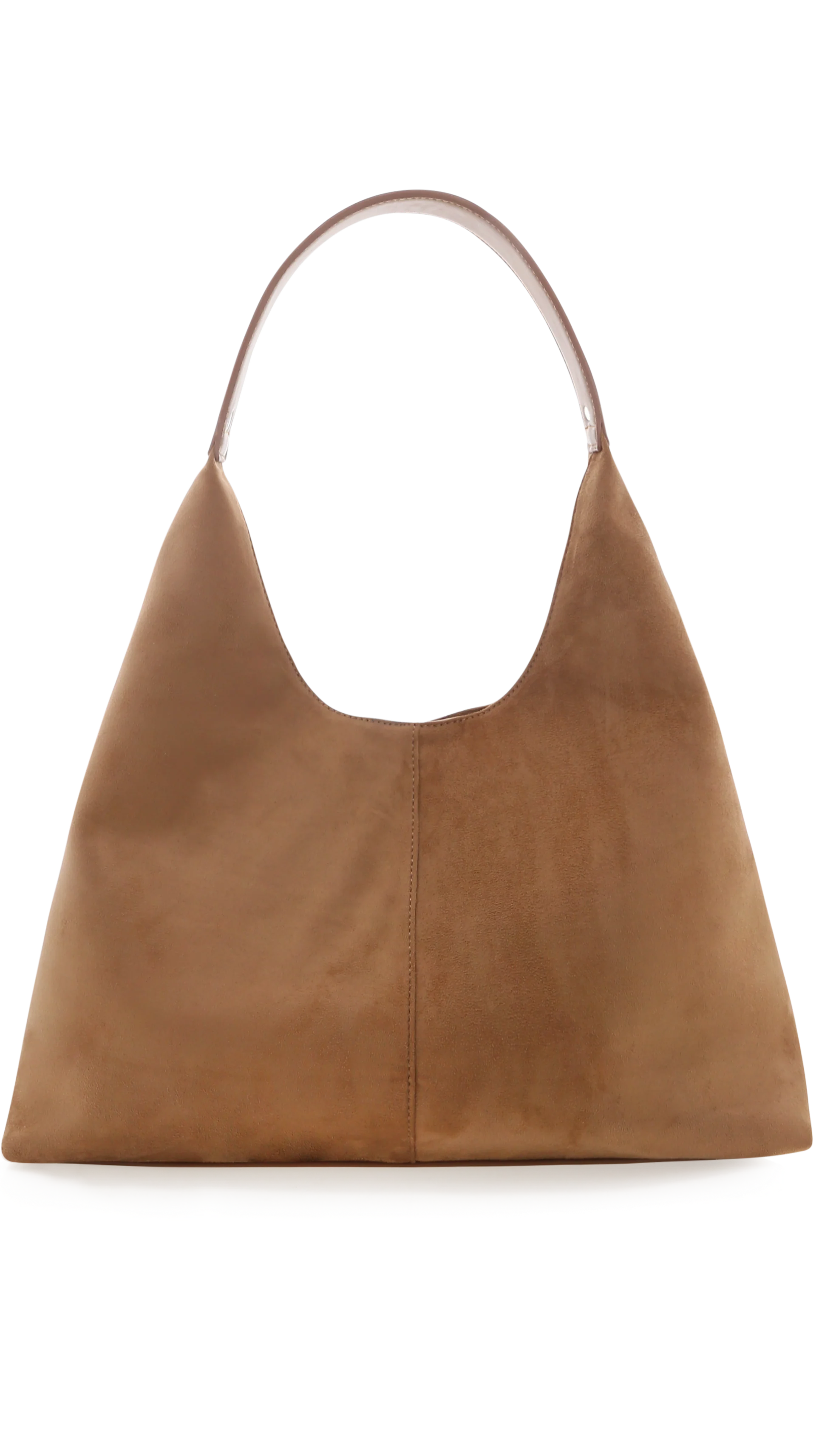Tammy Shoulder Bag - Dark Tan Suede