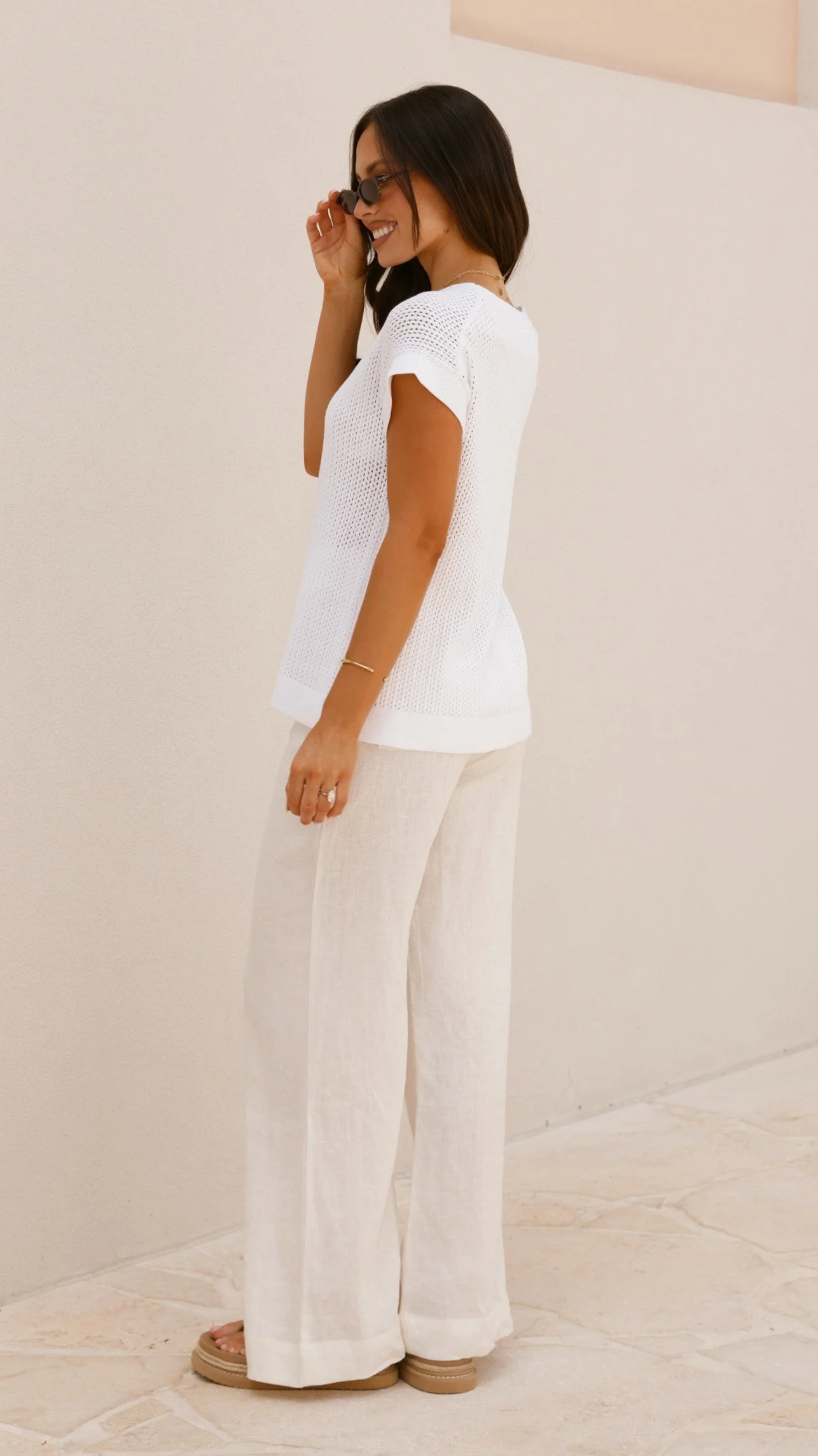 Marleigh Knit Top - White