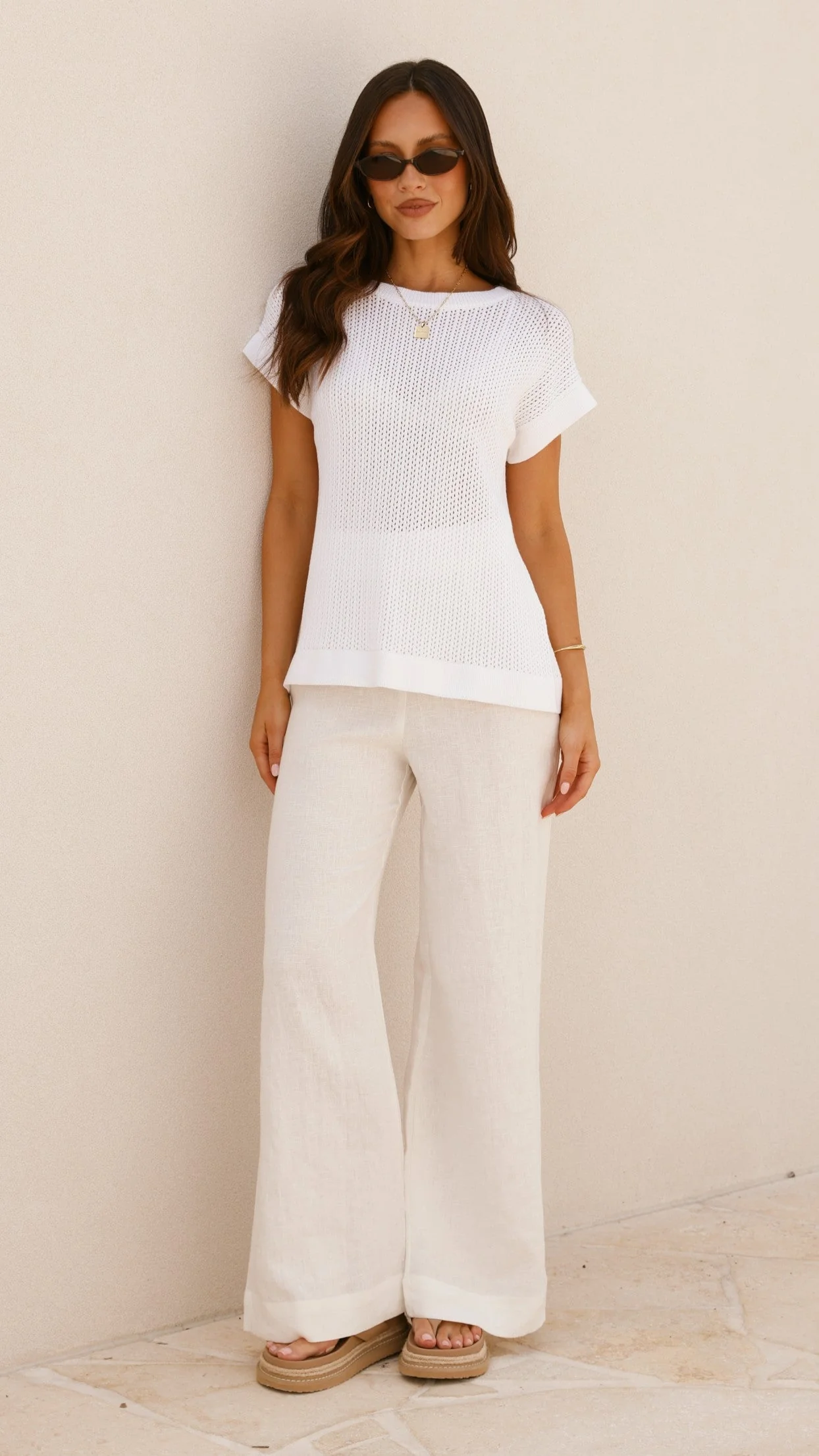 Marleigh Knit Top - White