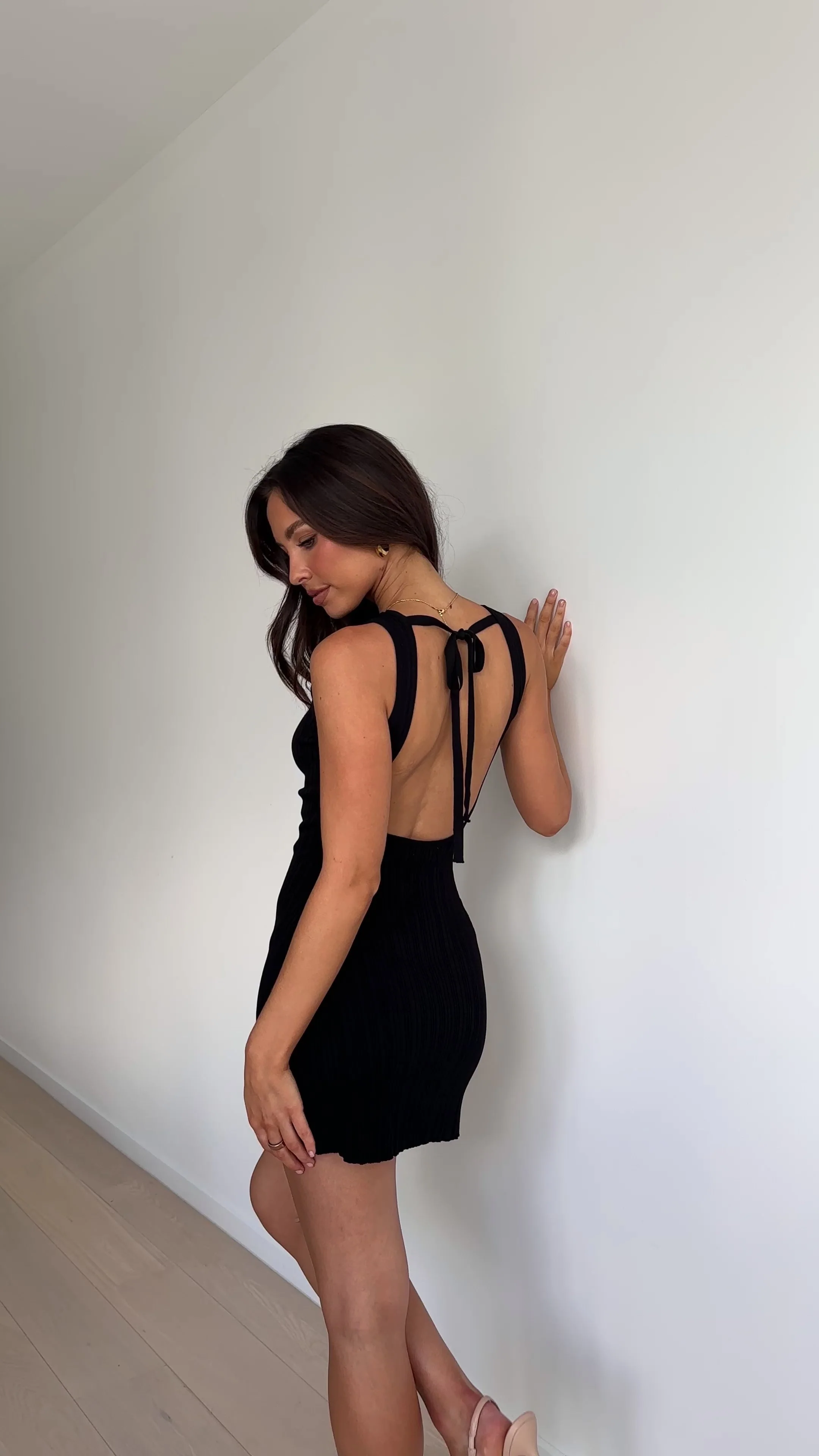 Alexa Mini Dress - Black