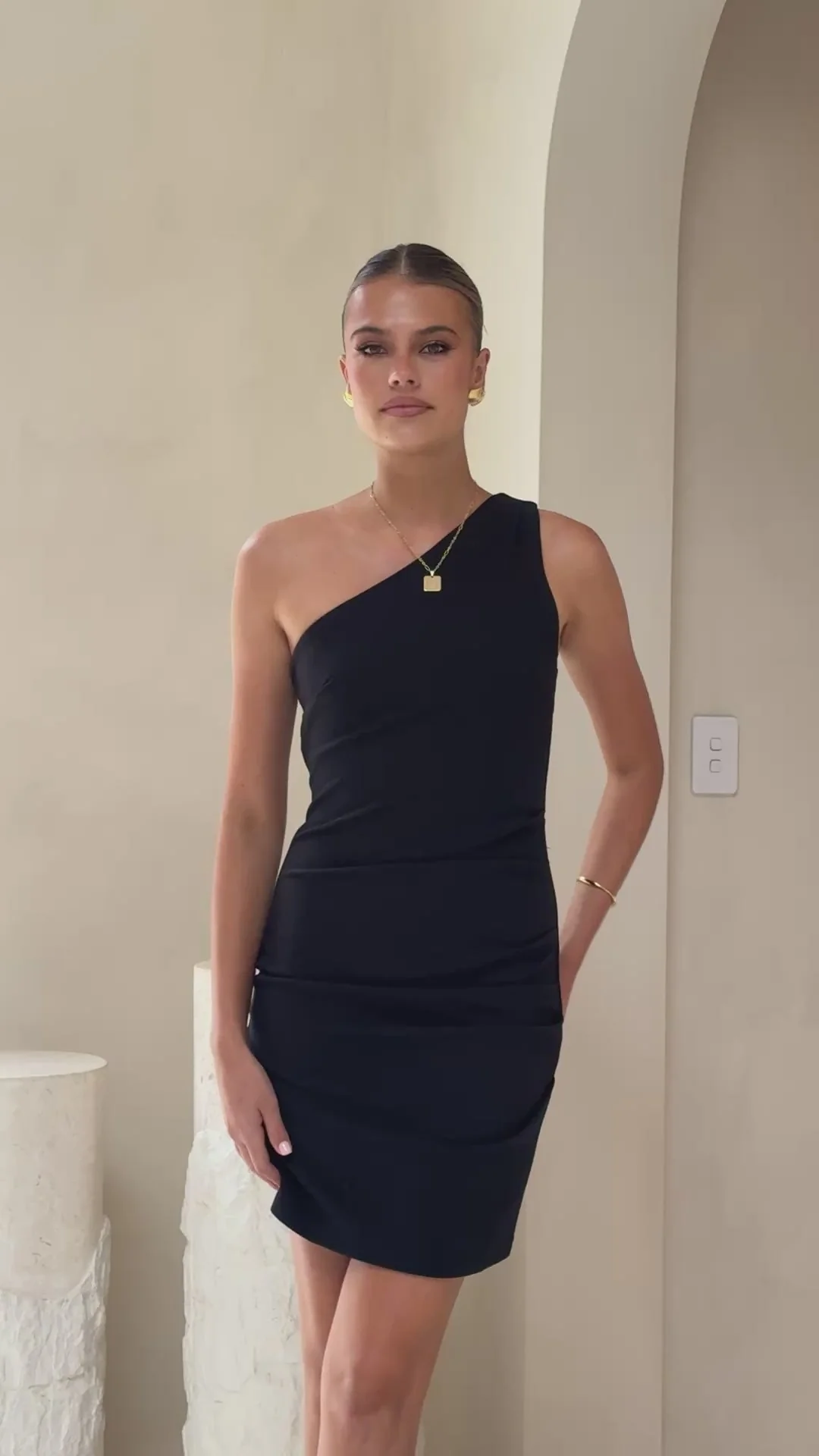 Rachael Mini Dress - Black