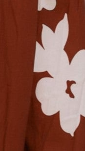 Carson Front Spilt Strapless Jumpsuit - Merlot Floral