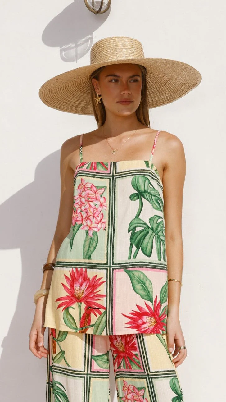 Uma Top - Tropical Bloom
