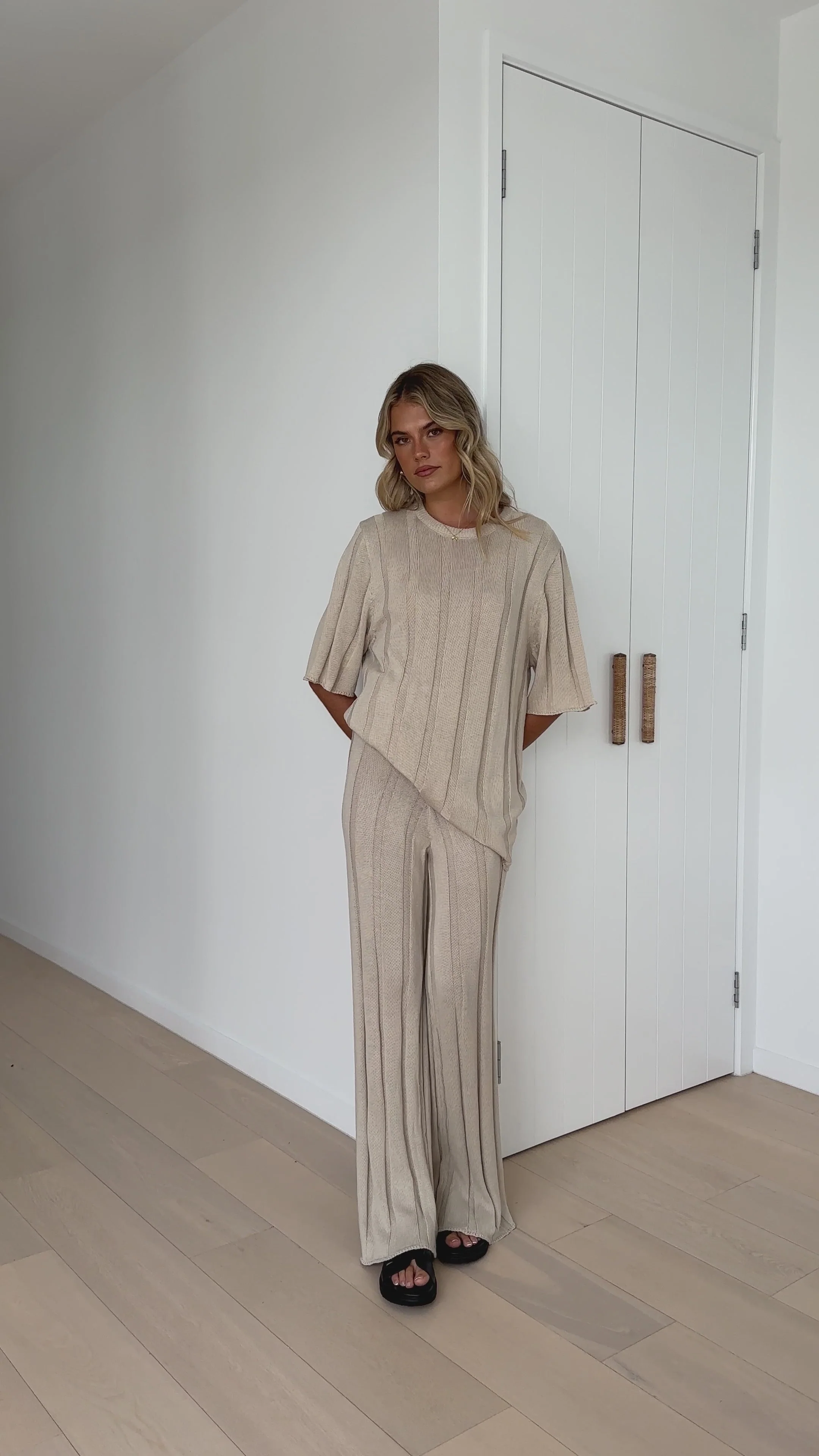 Bayu Knit Top - Cream