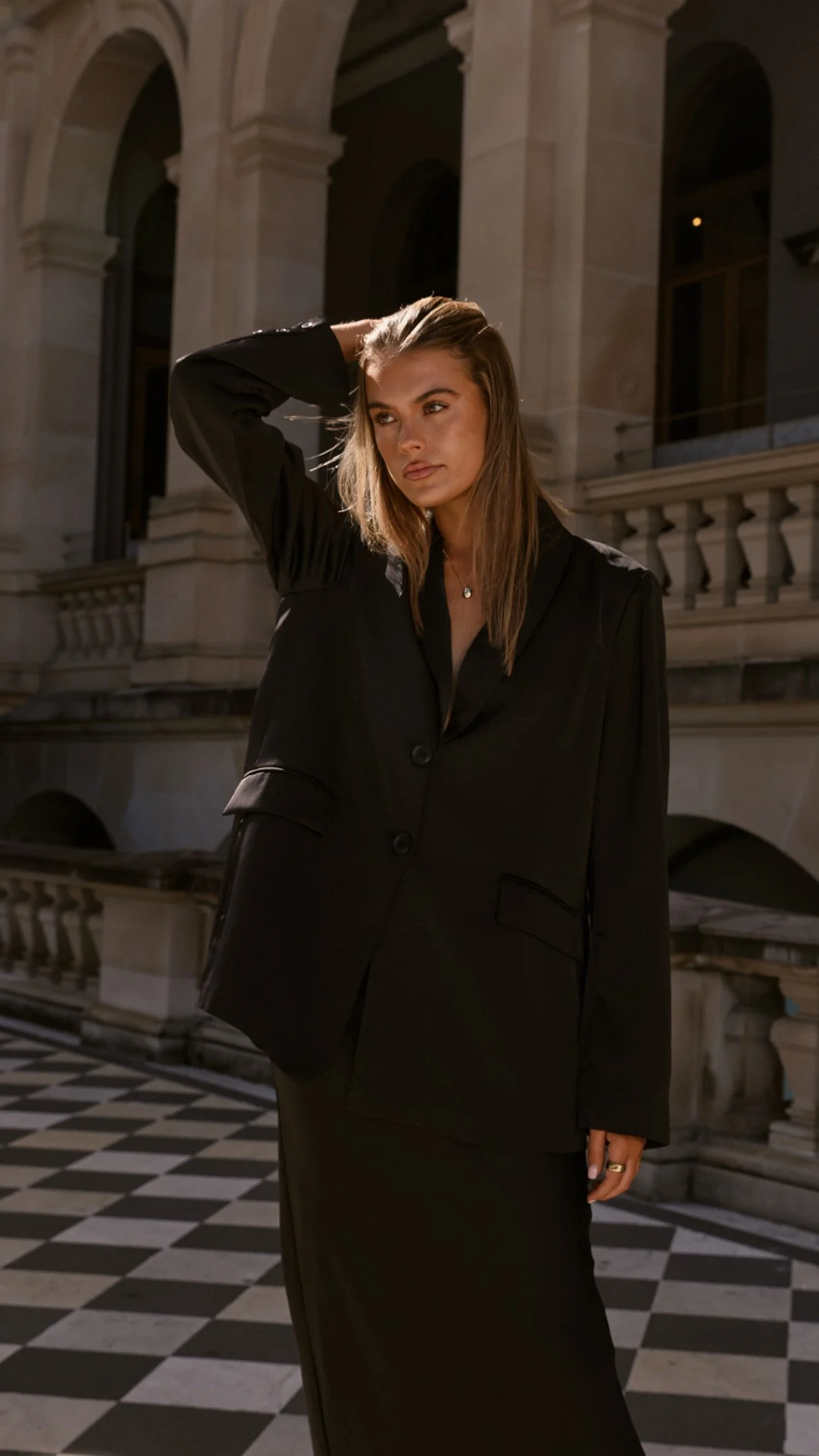 Mila Maxi Skirt - Black