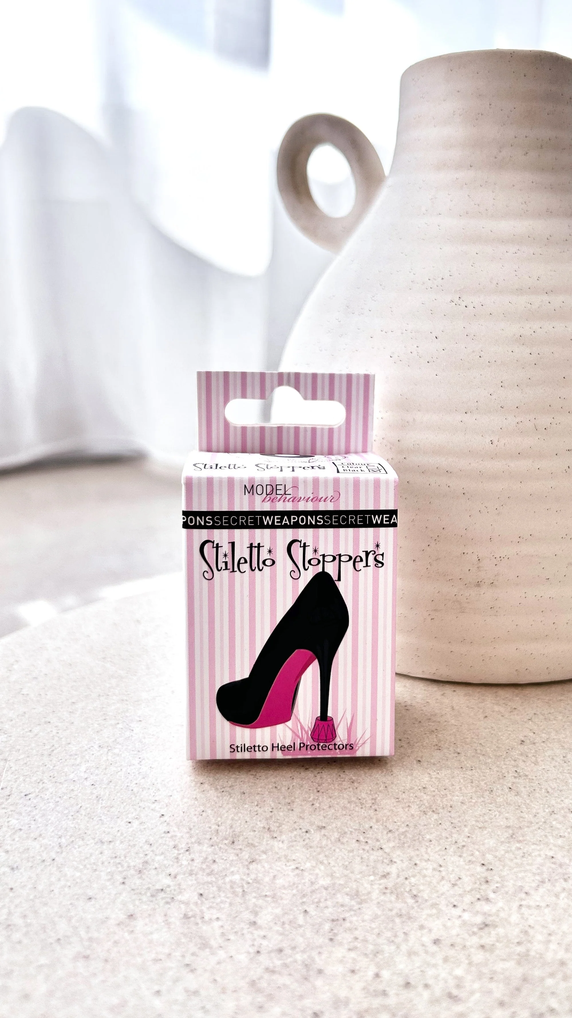 Stiletto Stoppers High Heel Protectors - Black