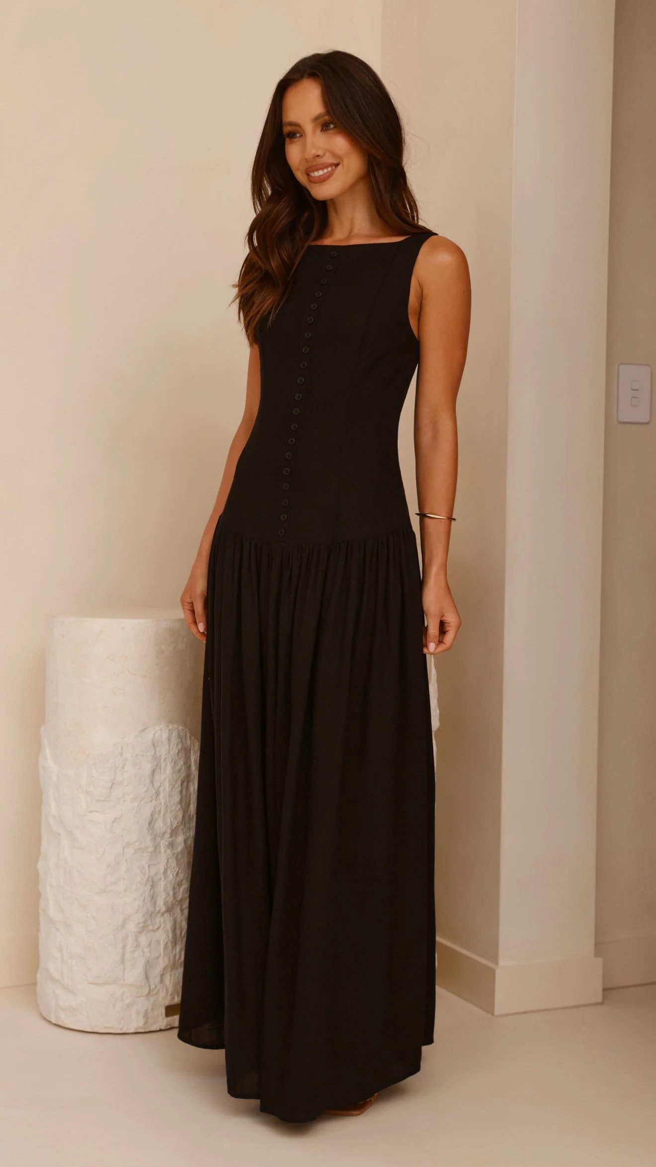 Kora Maxi Dress - Black