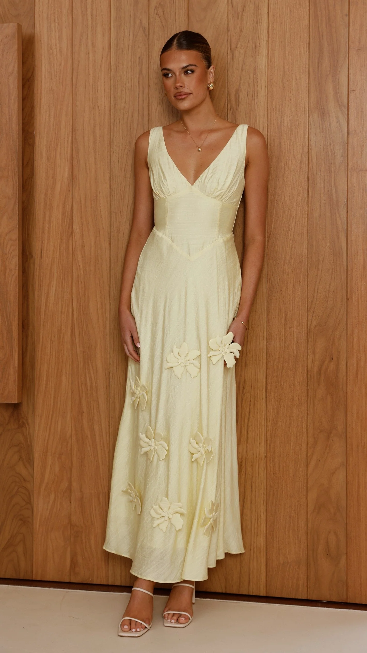 Lavara Maxi Dress - Yellow