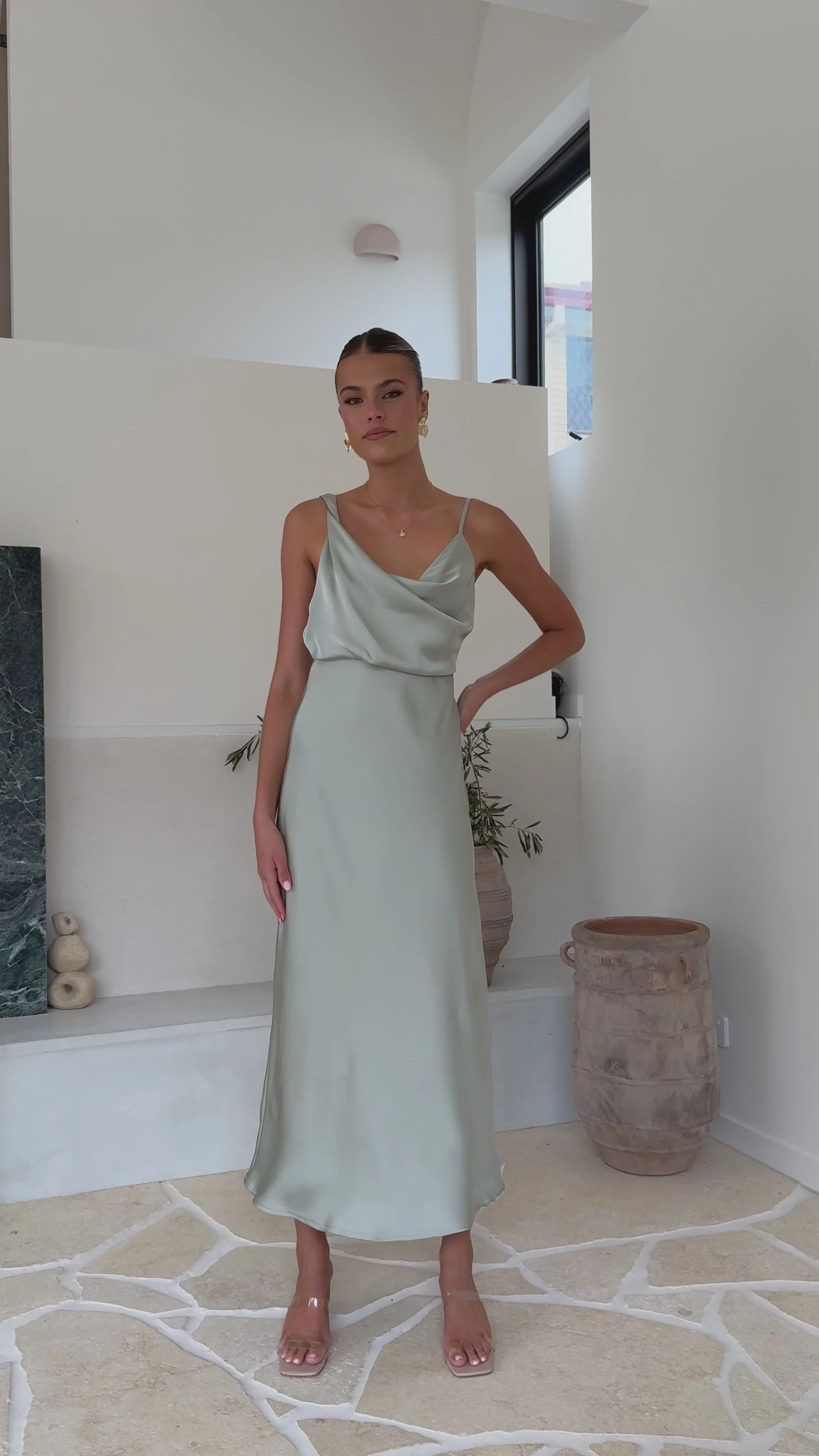 Audrey Maxi Dress - Olive