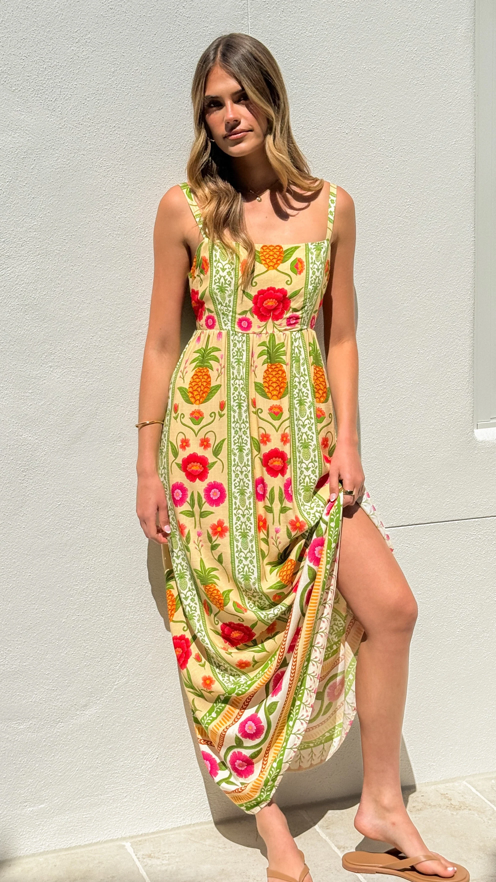 Keziah Maxi Dress - Sunkissed Print