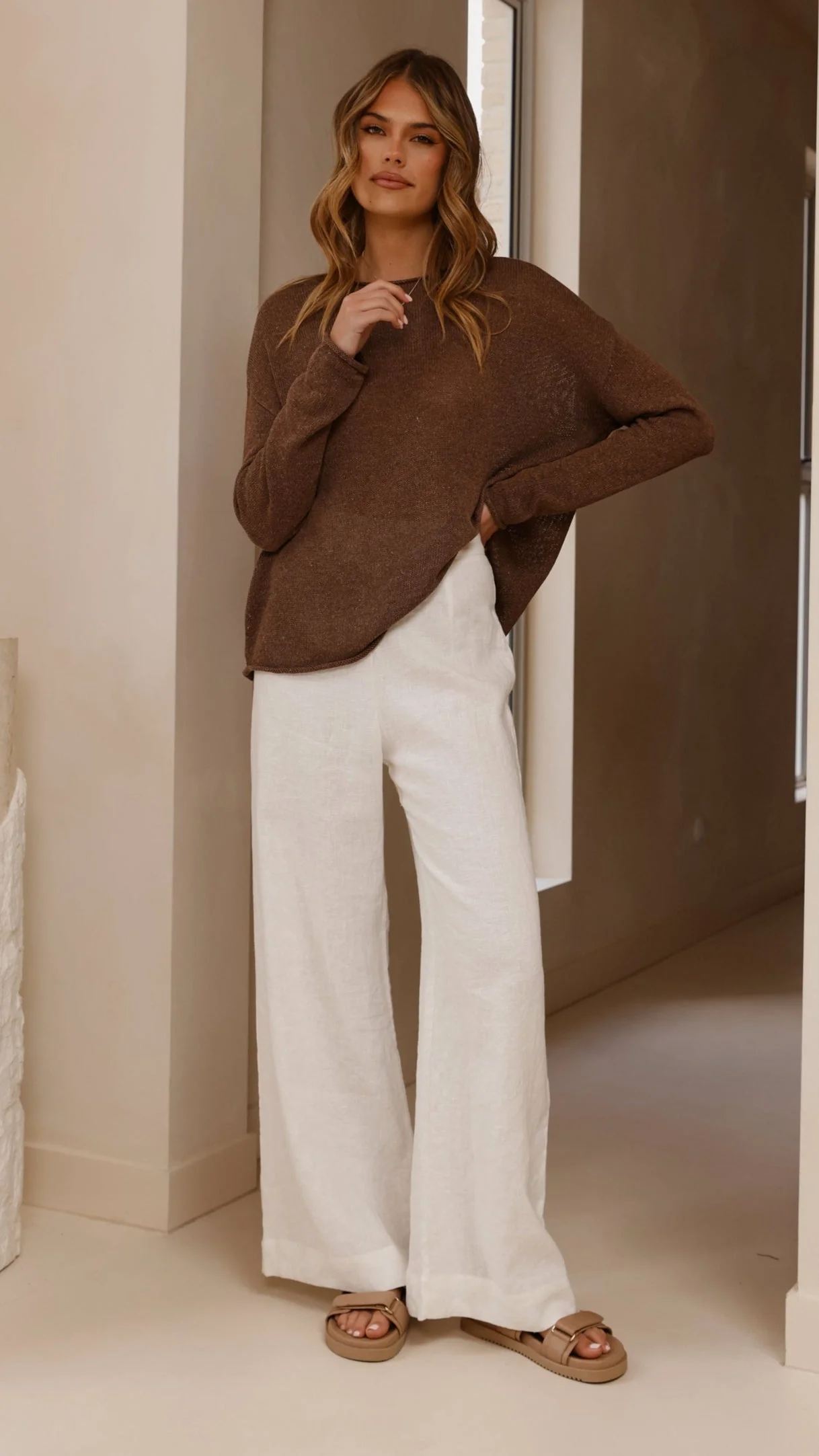 Lakoa Knit Top - Mocha