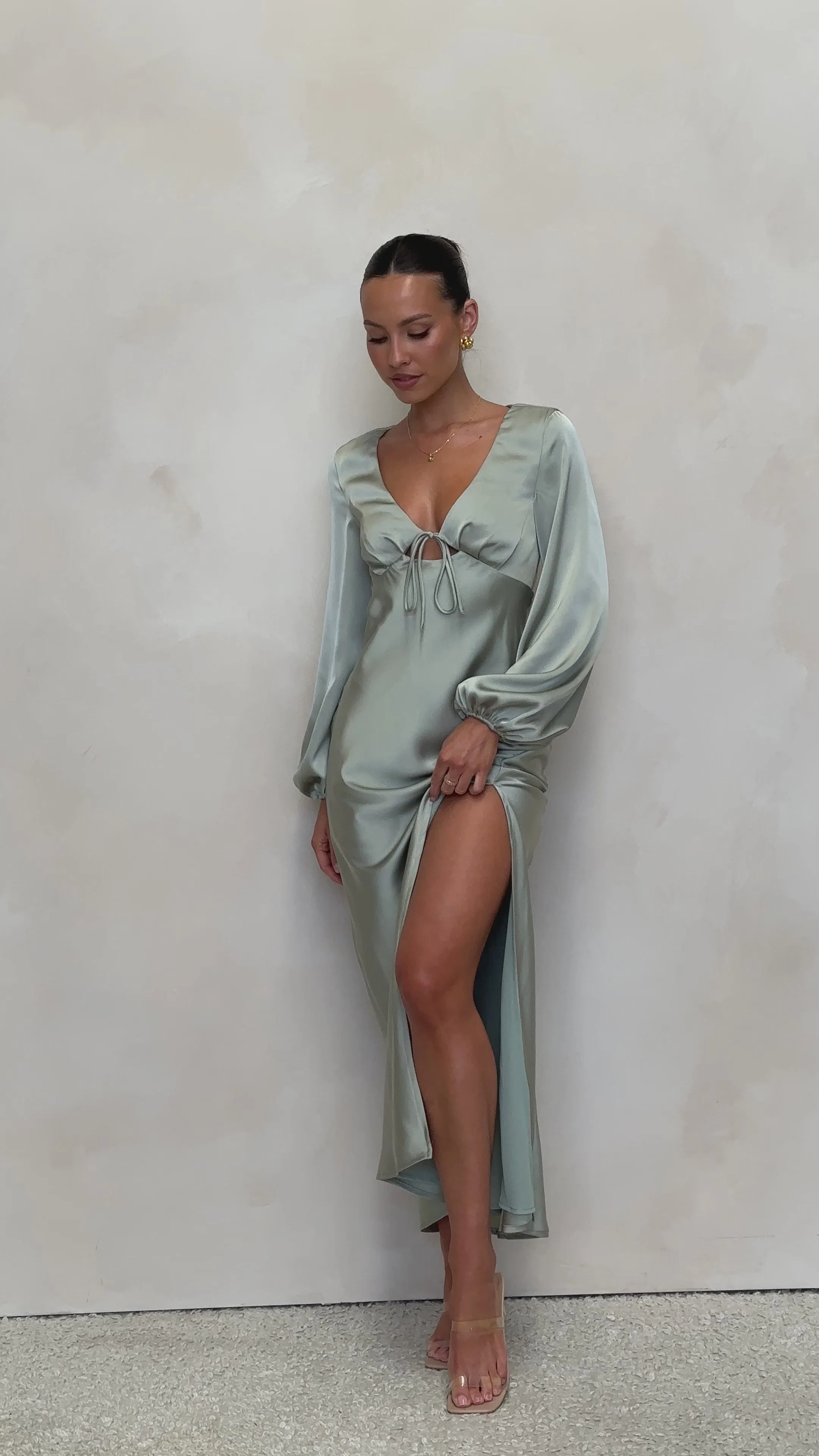 Brigitte Maxi Dress - Olive