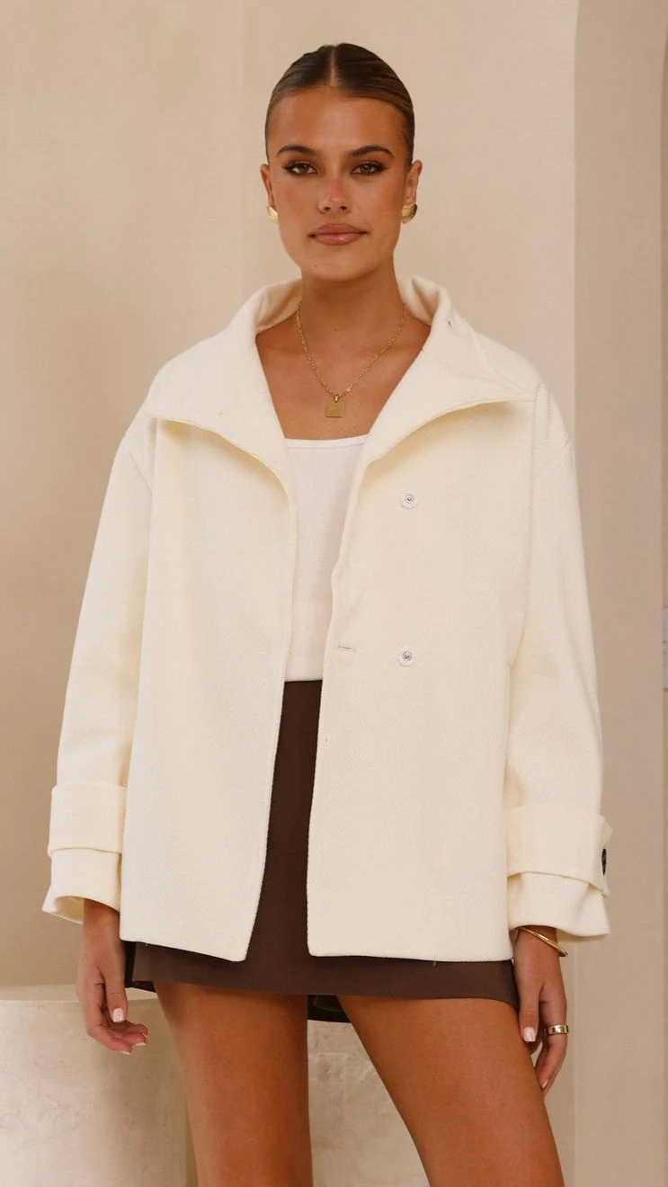 Aria Coat - Cream