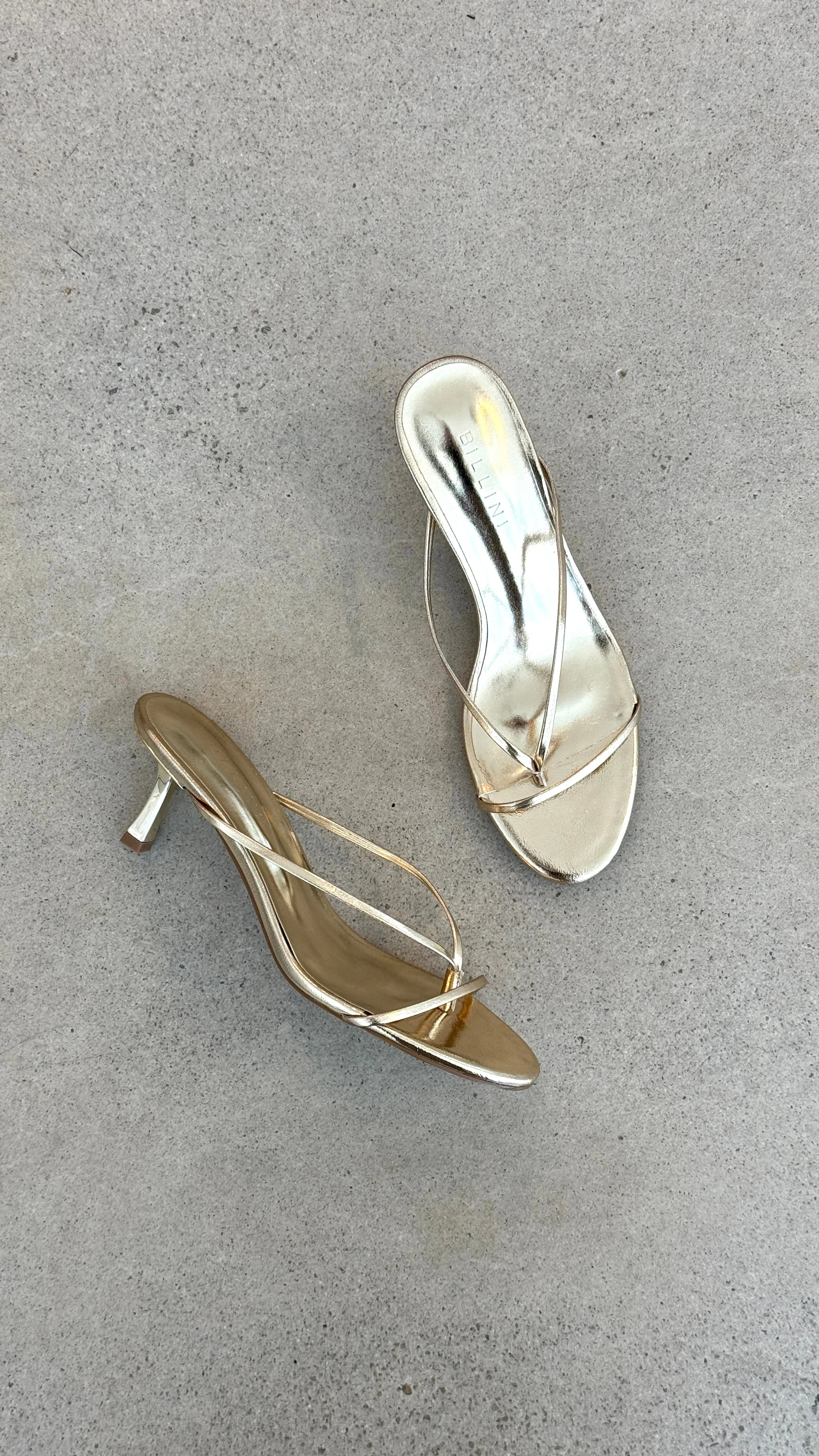 Gillie Heel - Gold Metallic