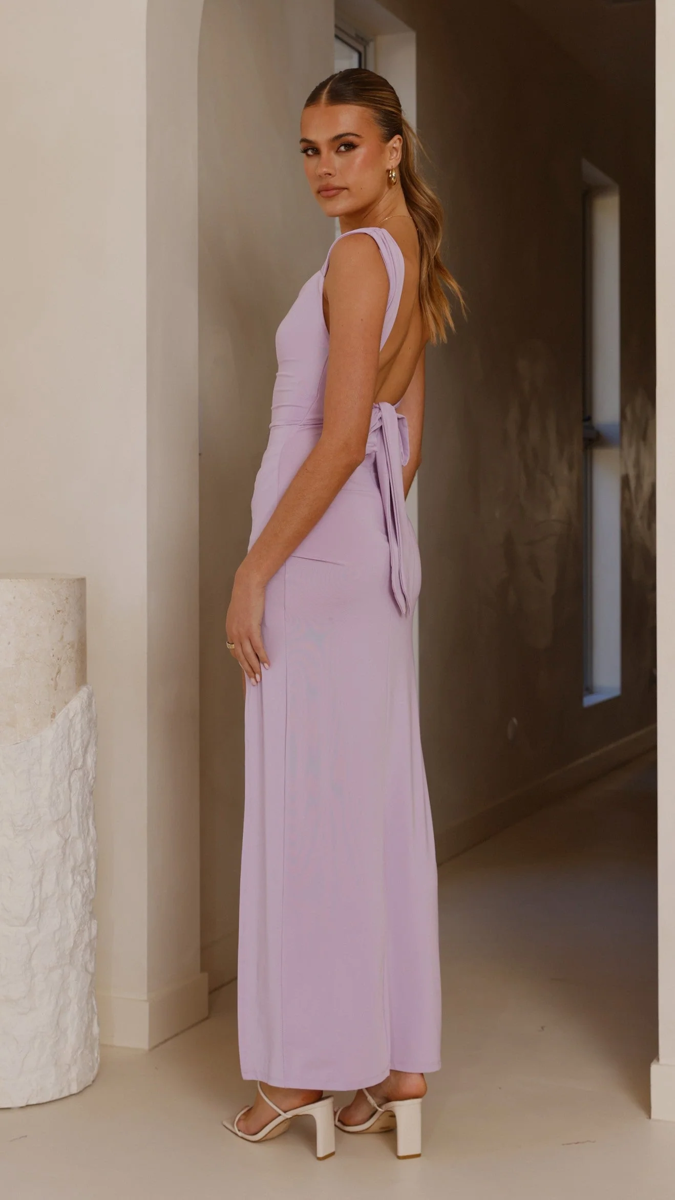 Sachio Maxi Dress - Lilac