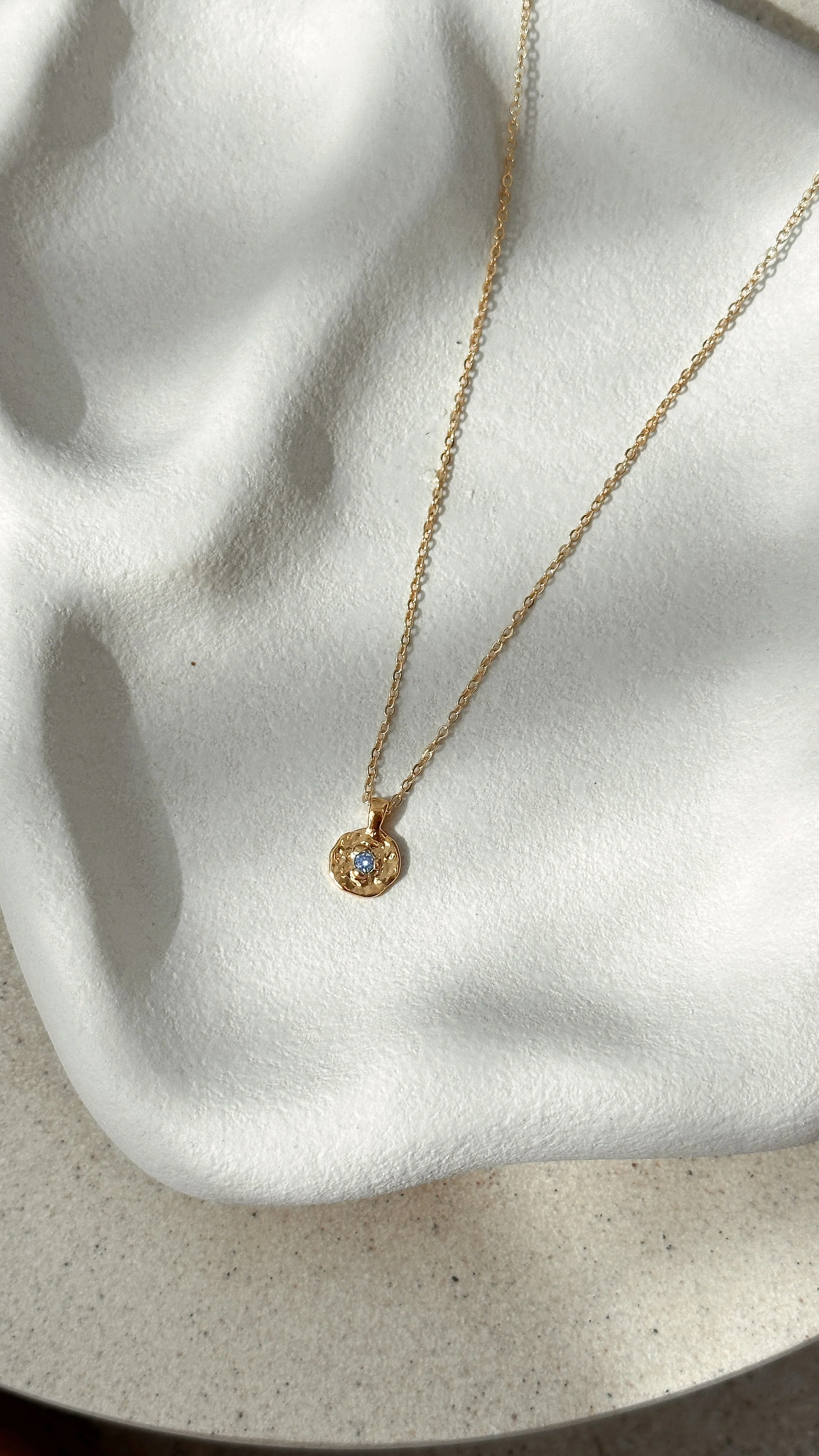 September Birthstone Necklace - Sapphire