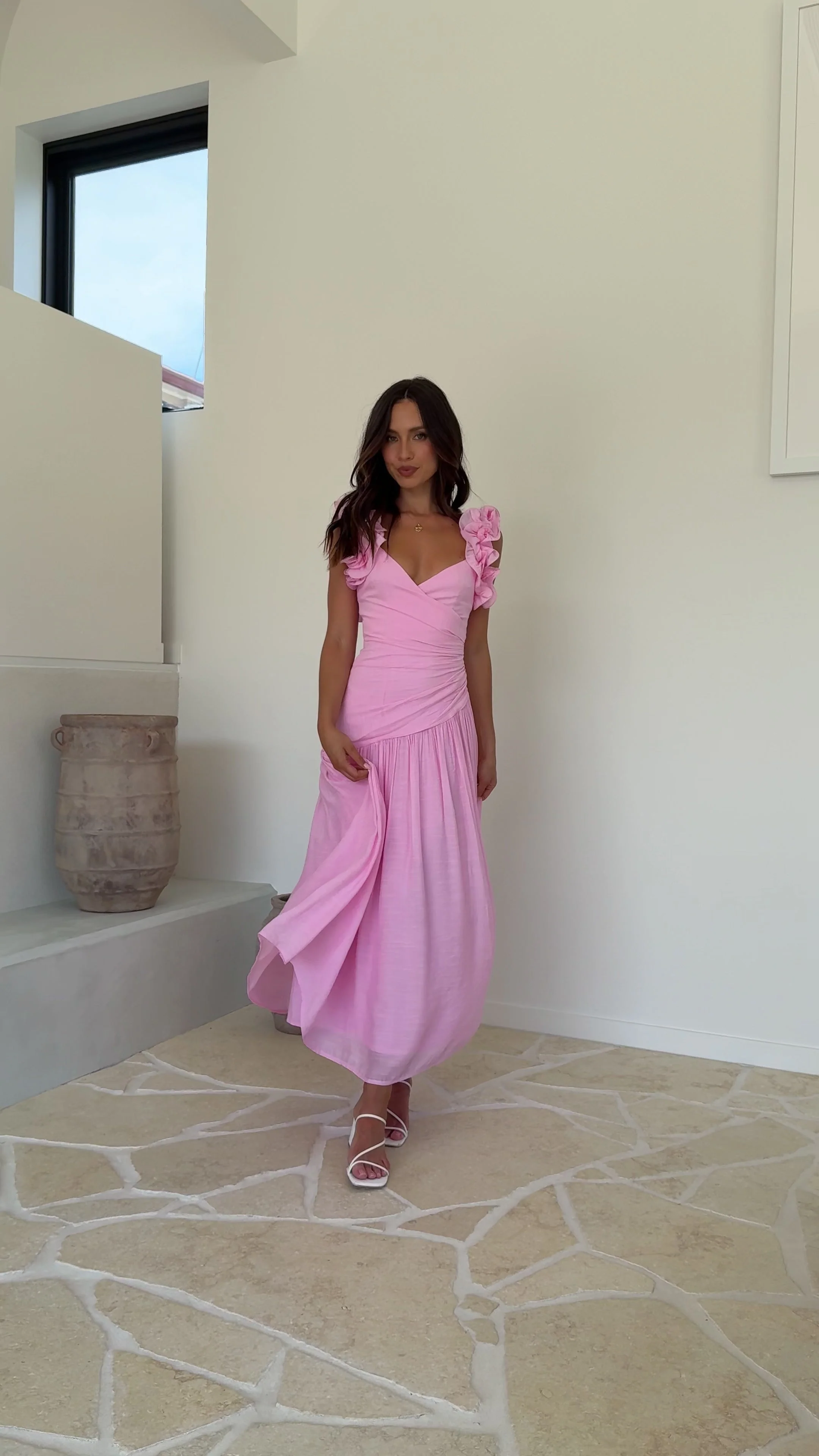 Alma Maxi Dress - Pink
